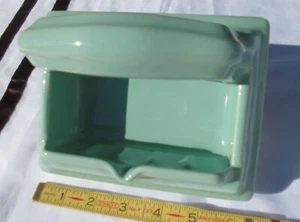Spring Green: 1" Recessed Ceramic Soap Dish with Grab Bar by American Olean Co. - Picture 1 of 24