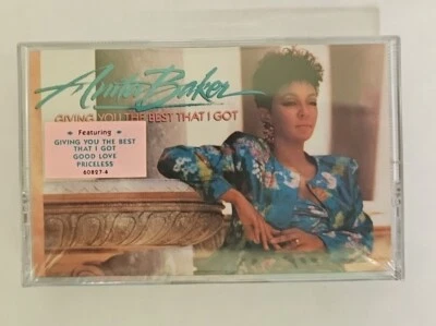 Anita Baker - Giving You The Best That I Got Cassette SEALED w/ Hype Elektra  - Image 1 of 4