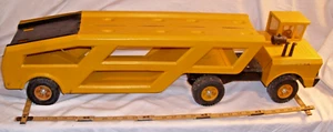 MIGHTY TONKA AUTOTRANSPORTER AUTOTRANSPORT SEMI TRUCK STAHLSPIELZEUG SET 1974 3991 - Bild 1 von 5