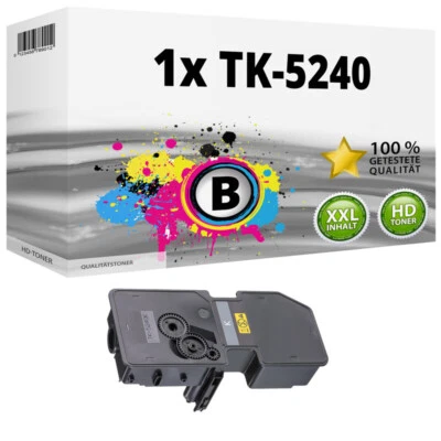 DRUCKFUXX 1x XXL cartouche toner TK-5240K pour Kyocera Ecosys M5526cdn M5526cdw P5026cdn