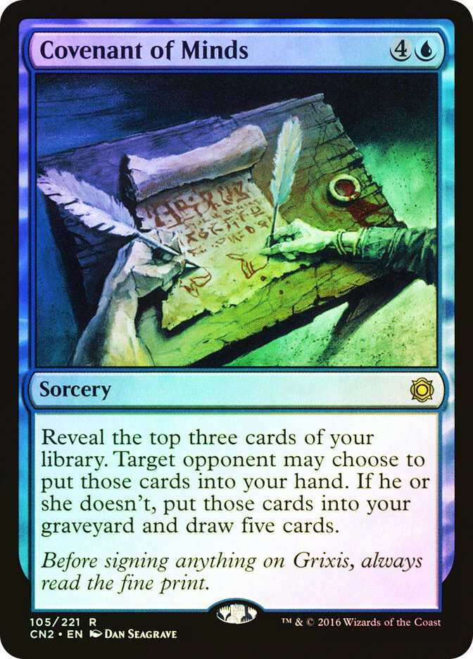 MTG FOIL Covenant of Minds  - Conspiracy: Take the Crown #105 - Image 1 of 1