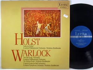 LYRITA UK 1985 Holst BALLET SUITE Warlock SERENADE Boult Braithwaite SRCS-120 EX - Foto 1 di 4
