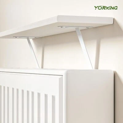 White Radiator Shelf 60CM 24x6 inch Floating Radiator Shelf over Radiator - Image 1 of 4