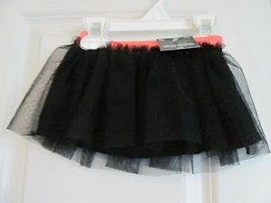 NWT 6 MO. GIRL'S OKIE DOKIE BABY BLACK TULLE SKORT - Picture 1 of 2