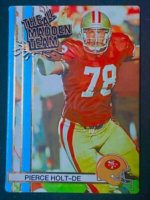 1990 Action Packed All-Madden Football Card #39 Pierce Holt - Image 1 of 2