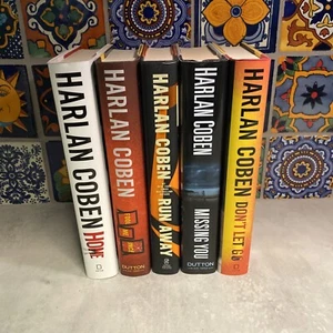 Lot 5 Harlan Coben HC Book Home/dont Let Go/missing You/fool Me Once/run Away - Picture 1 of 10