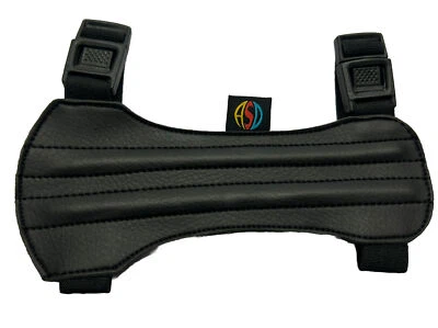 CLUB SPECIAL. 10 X New Faux LeatherSingle Arm Guards. Free P&P. 18 X 7cm. Black - Image 1 of 2