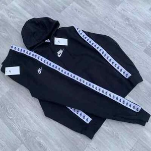 Men's Nike Hoodie Pullover 2 piece tracksuit Sportswear Fleece Hoodie tracksuit - Picture 1 of 9