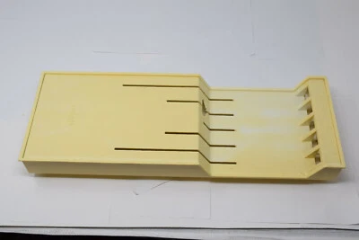 Cutco 5-slot Knife Block #1742Plastic Wall Mount Drawer Rack Tray Foto 1 de 4