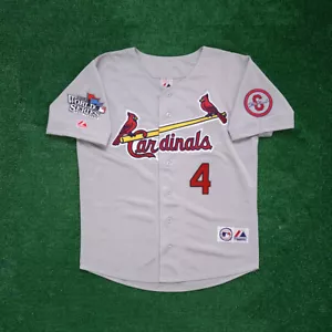 Yadier Molina 2013 St. Louis Cardinals World Series Grey Road Men's Jersey - Picture 1 of 6