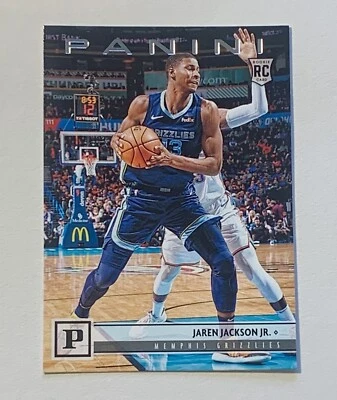 2018-19 Panini Chronicles Jaren Jackson Jr. Panini RC #123 Memphis Grizzlies - Image 1 of 2