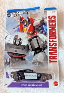 Hot Wheels 2024 Transformers Ford Mustang GT Barricade 3/5 SEE VIDEO - Picture 1 of 2