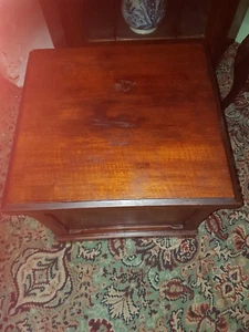 vintage Mahogany Music storage box or for magazines - Picture 1 of 6