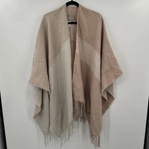 Suéter Soia & Kyo Rosa Rubor Capa Flecos Frente Abierto Talla Única - Imagen 1 de 6