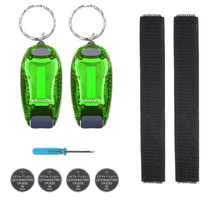 2x LED Clignotante Vélo - Lumière LED pour Running Marche - avec Porte-Clé - Photo 1/6