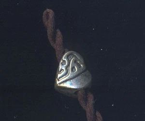 Ciondolo Cuore argento tibetano x catene snake 4mm - Imagen 1 de 1