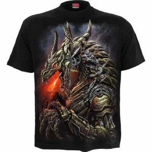 Espiral Directo Dragon Fire Cogs Fantasía mecánica Dark Steampunk Camisa T204M101 - Imagen 1 de 4