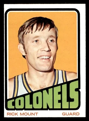 1972 Topps Basketball #237 Rick Mount EX/MT *d11 - Image 1 of 2
