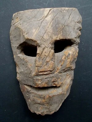 Tres Ancien Masque Chamanique , Inde / Tibet - Photo 1/4