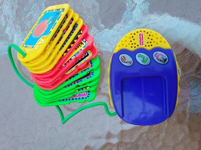 VINTAGE Fisher Price Learning Sensations Alphabet Flash Cards - TESTED WORKS  NM - Image 1 of 4