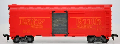 HO Scale Model Power 40' "Baby Ruth" Freight Train Box Car 1:87 Gauge Red - Image 1 of 4