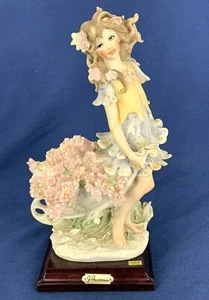 Blumenfest Magic Memories Giuseppe Armani 1141-P Mädchen Blumenwagen Neuwertig - Bild 1 von 7