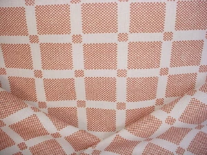 7-3/4Y GP & J Baker BP10058 Picnic Check Square Linen Print Upholstery Fabric - Picture 1 of 4