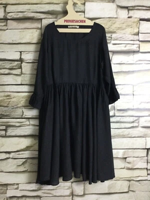 cocon.commerz PRIVATSACHEN  APFELLIG Kleid aus WÄSCHESEIDE in schwarz Größe 2 - Bild 1 von 4