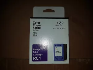 Cartucho de tinta de color original Rimage Q2380A RC1 CMY EMBALAJE ORIGINAL 2000i EXP 2019-2020 NUEVO EN CAJA - Imagen 1 de 3