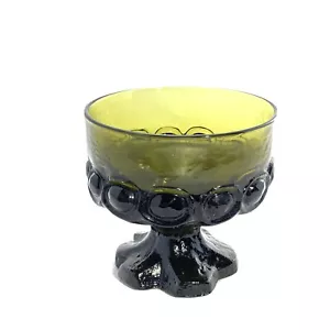 Franciscan MADEIRA Olive Green Sherbet Champagne Glasses - Picture 1 of 5