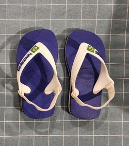 Havaianas Toddlers' Brazil Logo Thongs - size EUR 23 / USA 7C - Picture 1 of 1