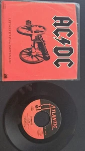 AC/DC LET’S GET IT UP ATLANTIC #3894 Glossy PICTURE SLEEVE US 7" Snowballed - Picture 1 of 4
