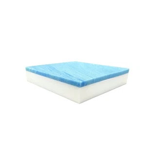 5" x 22" x 24" Gel Memory Foam Square Cushion Replacement Medium Firm (Seat R... - Picture 1 of 7