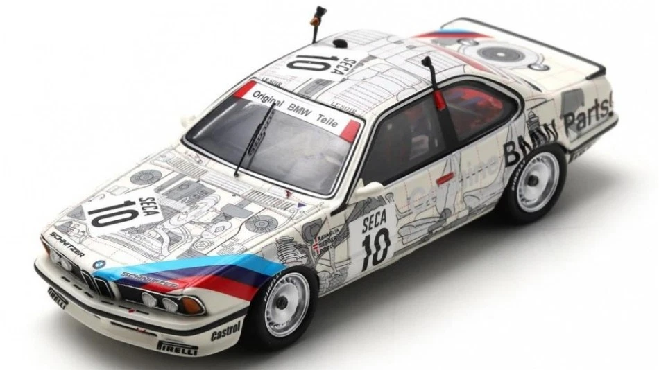 BMW 635 Csi N.10 24 H SPA 1986 E.PIRRO-R.RAVAGLIA-G.BERGER 1:43 - Immagine 1 di 1