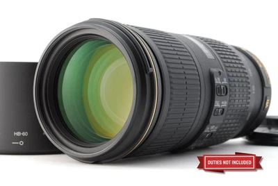 [Almost Unused] Nikon AF-S NIKKOR 70-200mm f/4 G VR ED IF N Zoom Lens From JAPAN - Image 1 of 4