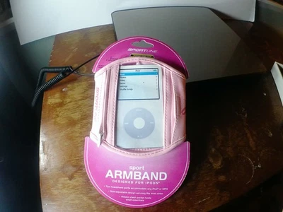 Brazalete deportivo rosa para IPOD 5 - ajustable, ligero, listo para entrenar Foto 1 de 4