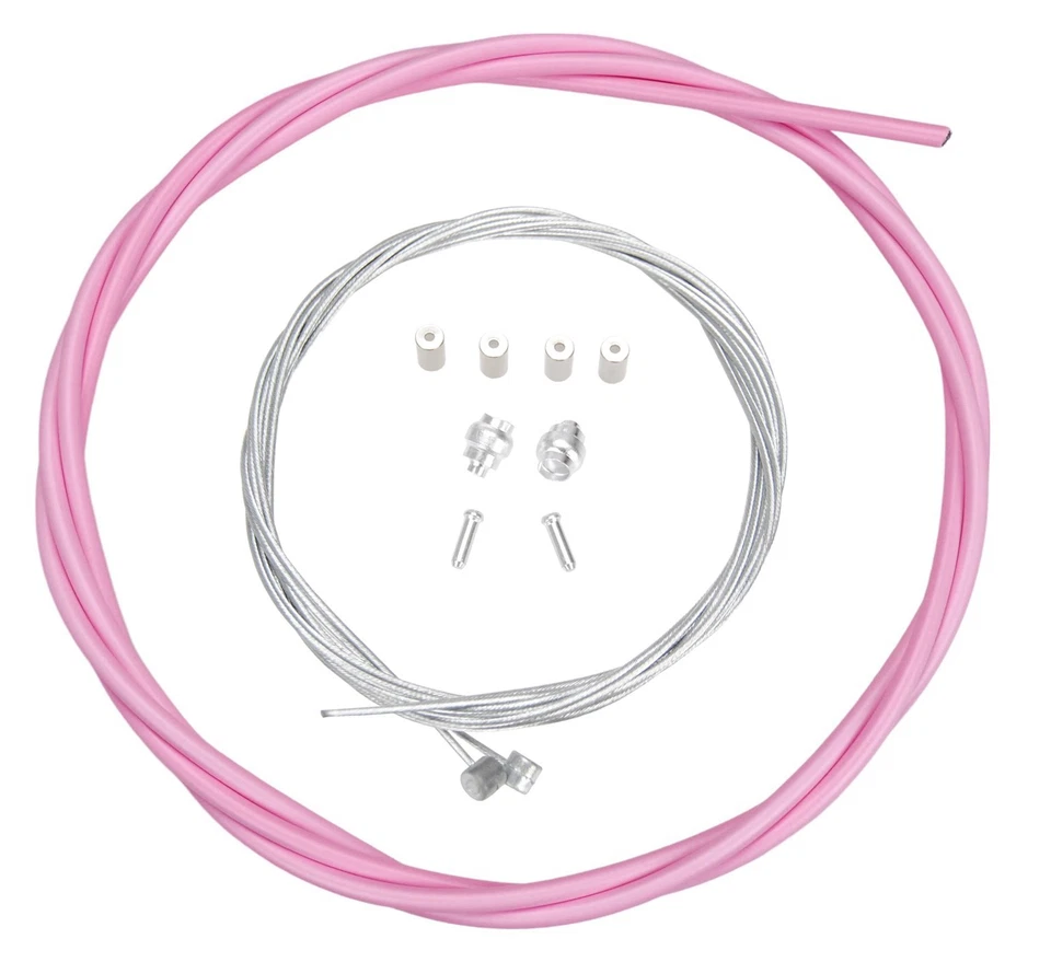 PORKCHOP BMX Basic Bicycle Brake Cable Kit for BMX/MTB - PASTEL PINK