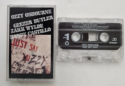 Ozzy Osbourne Just Say Ozzy Cassette Tape Tested  - Image 1 of 2