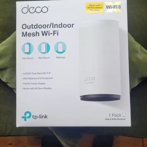 TP-Link Deco X50 Outdoor Indoor AX3000 Dual Band Mesh WLAN 7/6/5 System IP65 - Bild 1 von 4