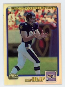2001 Topps Chrome Todd Heap Rookie RC Refractor #293 #/999 Ravens - Picture 1 of 1