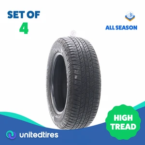 Set of (4) Used 225/65R17 Yokohama Geolandar A/T G015 102T - 8-10/32 - Picture 1 of 7