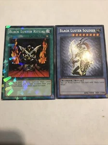 Yugioh - Black Luster Soldier + Black Luster Ritual DT07 NM - Picture 1 of 2