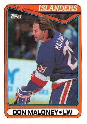 1990 Topps #31 Don Maloney New York Islanders - Image 1 of 2