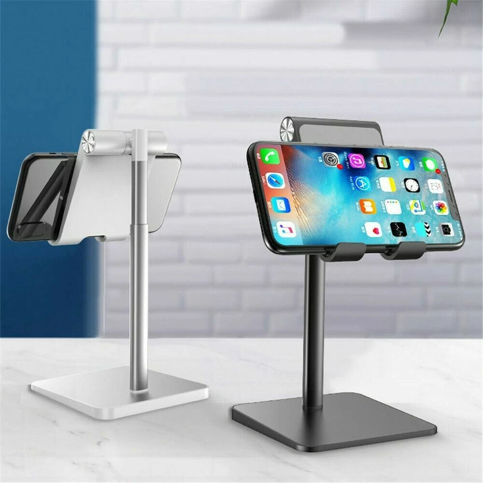 Soporte universal ajustable para tableta soporte de escritorio soporte para teléfono móvil iPad iPhone Foto 1 de 4