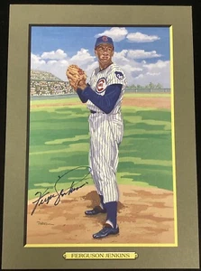 Fergie Jenkins Signed Perez Steele Great Moments Postcard HOF Cubs Autograph TPG - Picture 1 of 2