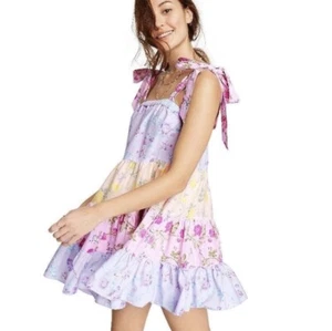 LoveShackFancy for Target Jeanne Tie Strap Tiered Dress Women’s Size 3X - Picture 1 of 7