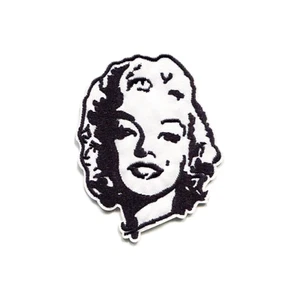 Marilyn Monroe Embroidered Iron On Patch Vintage Hollywood, Iconic Actress - Picture 1 of 2