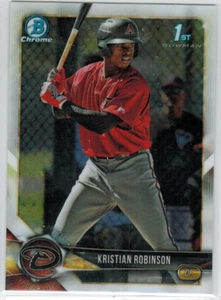 2018 Bowman Chrome Kristian Robinson #BCP-186 1st - Picture 1 of 1