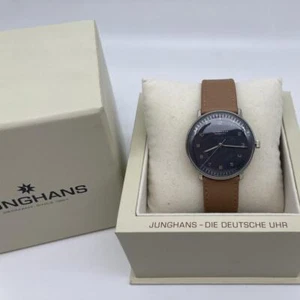 JUNGHANS Max Bill Automatic Ref. 027 3401, 38mm Case,rare color Gray Dial - Picture 1 of 14