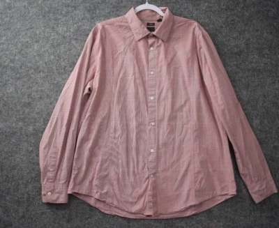 JF Ferrar Shirt XL Slim Fit 17-17 1/2 Red Plaid Button Up LS (Check photos) Mens - Image 1 of 4